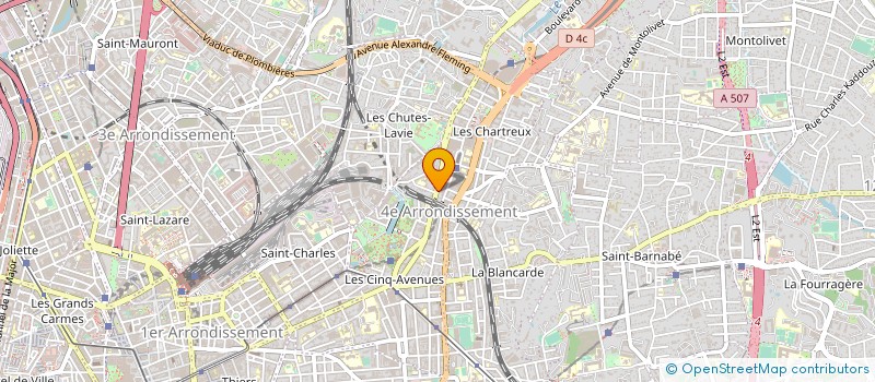 localisation de l'entreprise MADAME ELISABETH AGNARD à MARSEILLE