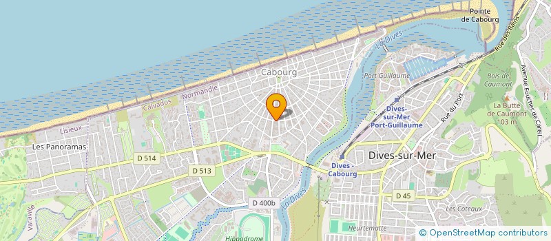 localisation de l'entreprise MADAME ELISABETH AGNERAY  CABOURG