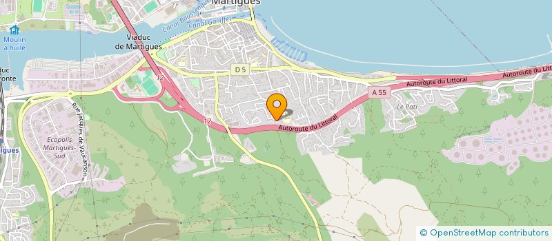 localisation de l'entreprise MADAME ELISABETH ALCARAZ  MARTIGUES