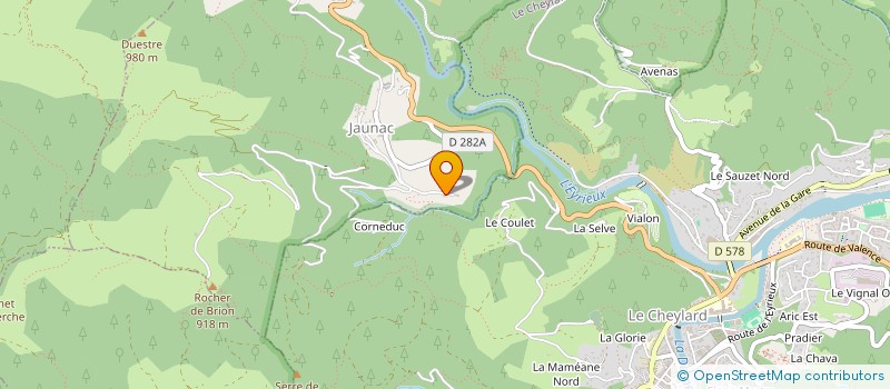 localisation de l'entreprise MADAME ELISABETH ALEXIS  JAUNAC