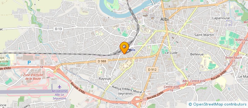 localisation de l'entreprise MADAME ELISABETH ALGANS à ALBI