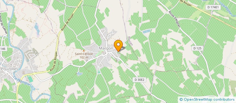 localisation de l'entreprise MADAME ELISABETH AMY  MARGON