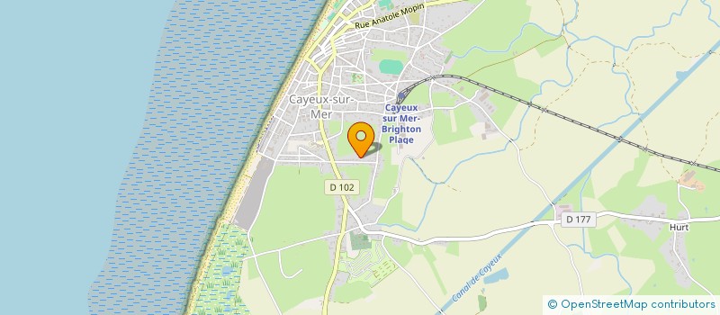 localisation de l'entreprise MADAME ELISABETH ARRACHEPIED  CAYEUX-SUR-MER