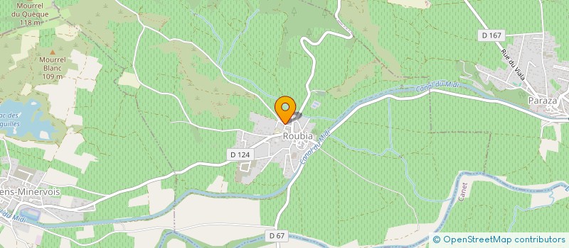 localisation de l'entreprise MADAME ELISABETH ARRUFFAT  HOMPS