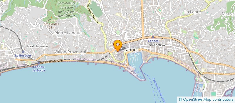 localisation de l'entreprise MADAME ELISABETH ASCARI à CANNES
