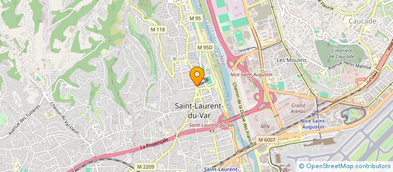 localisation de l'entreprise MADAME ELISABETH ATLAN OUZILOU à SAINT-LAURENT-DU-VAR