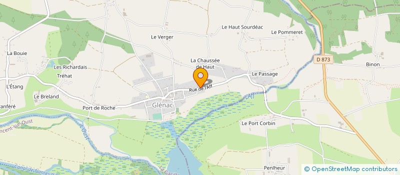 localisation de l'entreprise MADAME ELISABETH AUFFRET  LA GACILLY