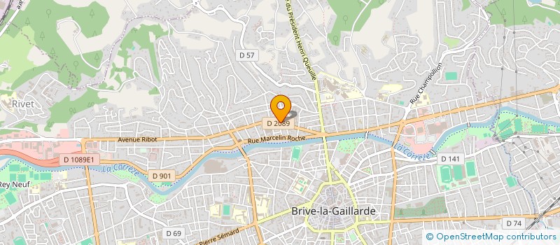 localisation de l'entreprise MADAME ELISABETH AUGEAT  BRIVE-LA-GAILLARDE