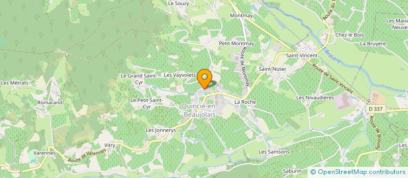 localisation de l'entreprise MADAME ELISABETH AUJOGUES à QUINCIE EN BEAUJOLAIS