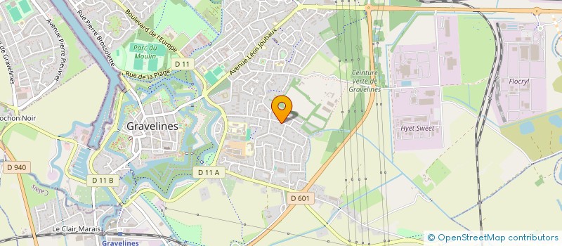 localisation de l'entreprise MADAME ELISABETH BACHMANN à GRAVELINES