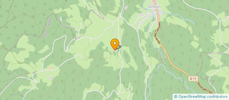 localisation de l'entreprise MADAME ELISABETH BADONNEL  TENDON