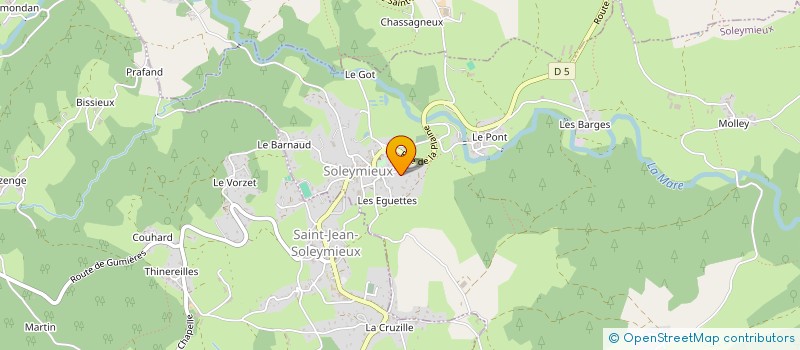 localisation de l'entreprise MADAME ELISABETH BAESSO  SOLEYMIEUX