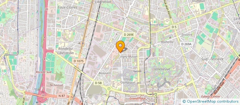 localisation de l'entreprise MADAME ELISABETH BALAS  GRENOBLE