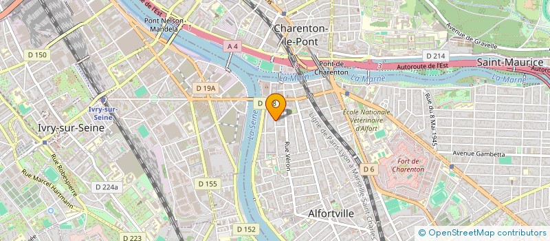 localisation de l'entreprise MADAME ELISABETH BAPTIFOIL à ALFORTVILLE