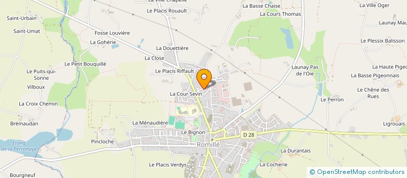 localisation de l'entreprise MADAME ELISABETH BARBOTIN  ROMILLE