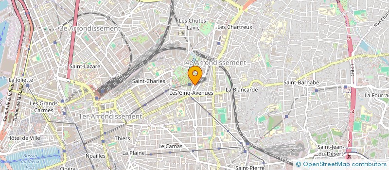 localisation de l'entreprise MADAME ELISABETH BARDELLI à MARSEILLE