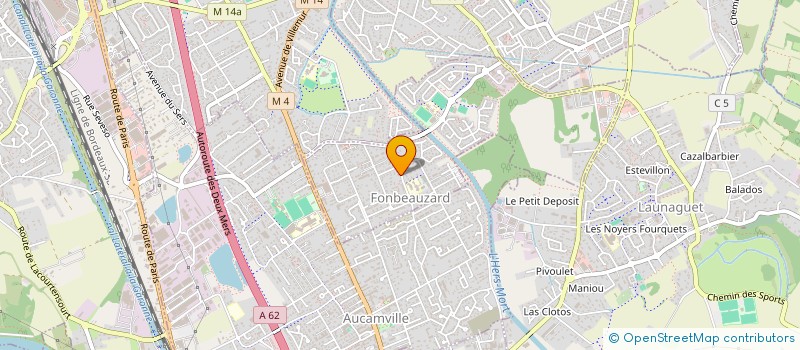 localisation de l'entreprise MADAME ELISABETH BARRICHON  FONBEAUZARD