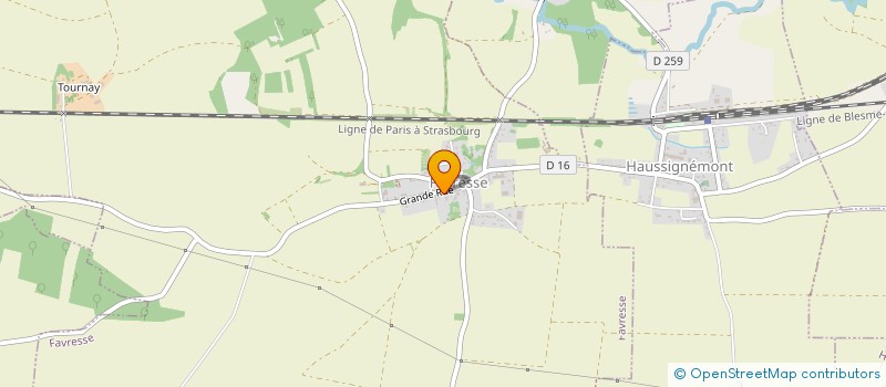 localisation de l'entreprise MADAME ELISABETH BASSET  GIFFAUMONT-CHAMPAUBERT