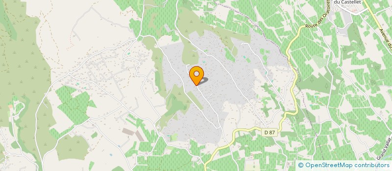 localisation de l'entreprise MADAME ELISABETH BASSO  LA CADIERE D'AZUR