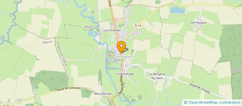 localisation de l'entreprise MADAME ELISABETH BATISSE  GENOUILLY