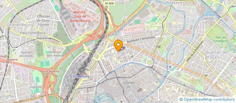 localisation de l'entreprise MADAME ELISABETH BAUDRY à STRASBOURG