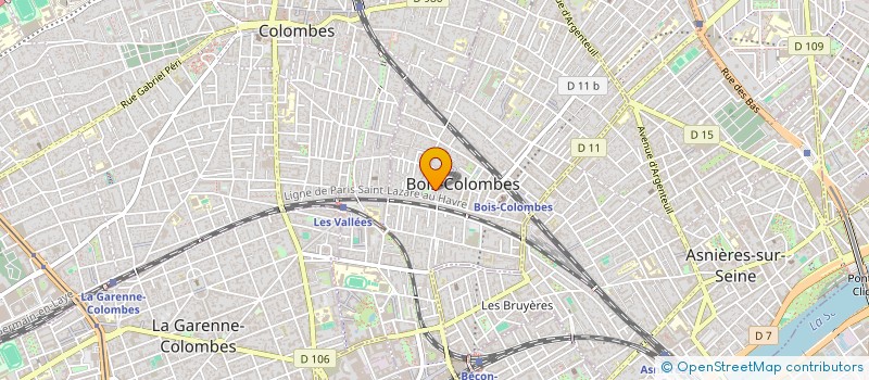 localisation de l'entreprise MADAME ELISABETH BAYART à BOIS-COLOMBES