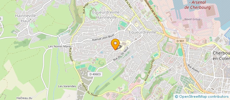 localisation de l'entreprise MADAME ELISABETH BAYLE à CHERBOURG-EN-COTENTIN