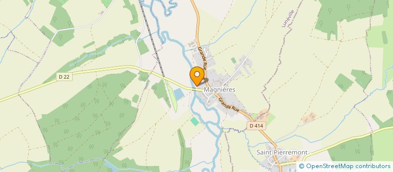 localisation de l'entreprise MADAME ELISABETH BAZIN  MAGNIERES