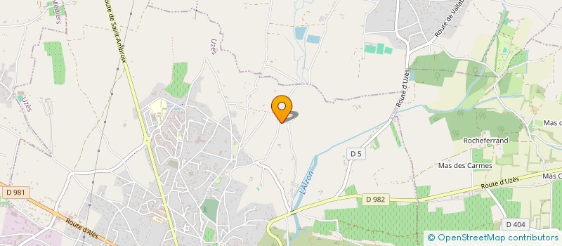 localisation de l'entreprise MADAME ELISABETH BECK  UZES