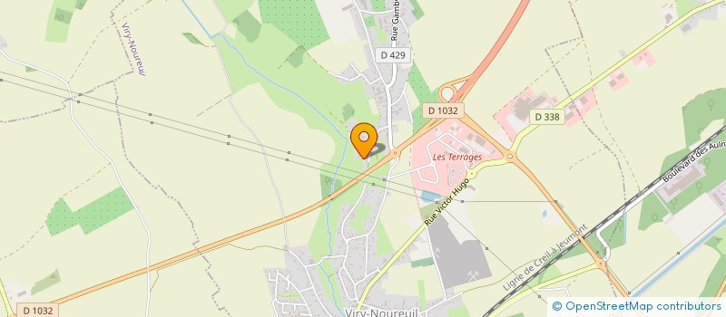 localisation de l'entreprise MADAME ELISABETH BELVAL  VIRY-NOUREUIL