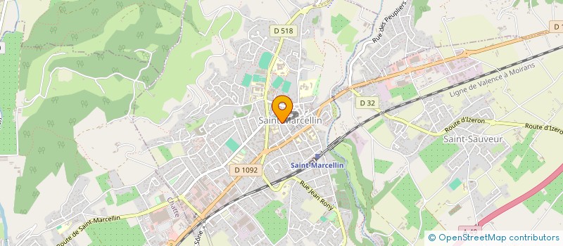 localisation de l'entreprise MADAME ELISABETH BENACCHIO  SAINT-MARCELLIN