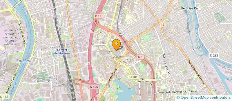 localisation de l'entreprise MADAME ELISABETH BENICHOU  CRETEIL