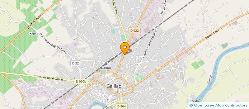 localisation de l'entreprise MADAME ELISABETH BENOIT à GAILLAC