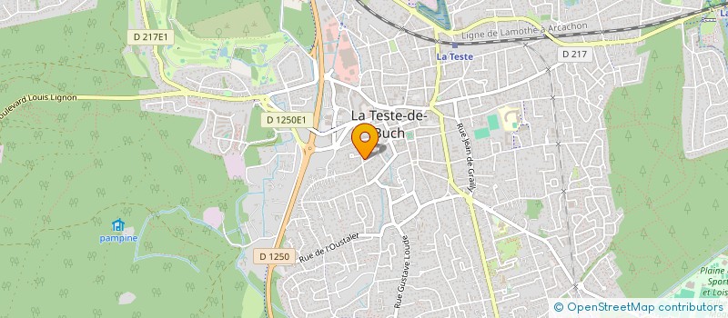 localisation de l'entreprise MADAME ELISABETH BERNARD à LA TESTE-DE-BUCH