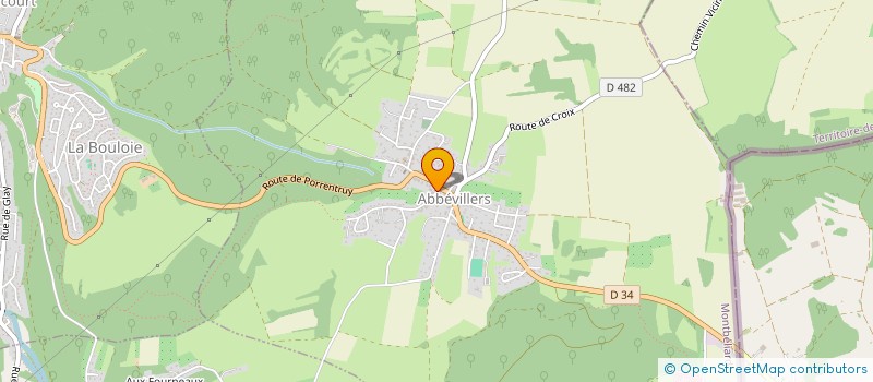 localisation de l'entreprise MADAME ELISABETH BERNER  ABBEVILLERS