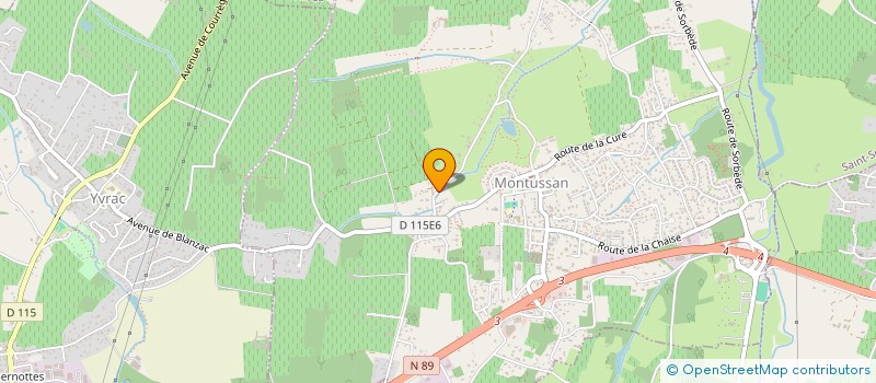 localisation de l'entreprise MADAME ELISABETH BERNEUIL  MONTUSSAN