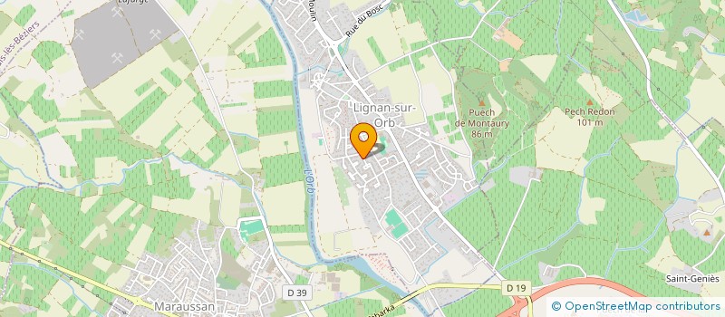localisation de l'entreprise MADAME ELISABETH BERRETTINI à LIGNAN-SUR-ORB