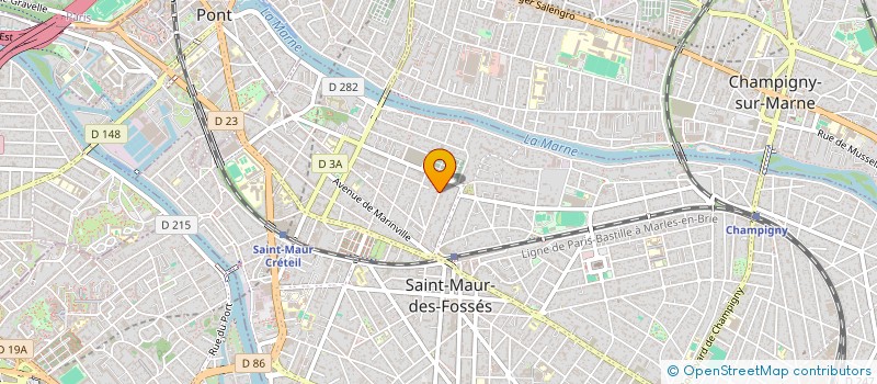 localisation de l'entreprise MADAME ELISABETH BERTHAULT  SAINT-MAUR-DES-FOSSES