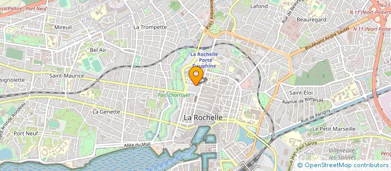 localisation de l'entreprise MADAME ELISABETH BESANCON  LA ROCHELLE