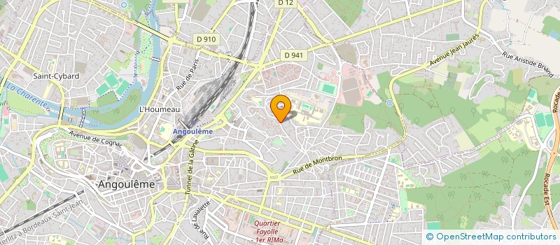 localisation de l'entreprise MADAME ELISABETH BESINEAUD à ANGOULEME