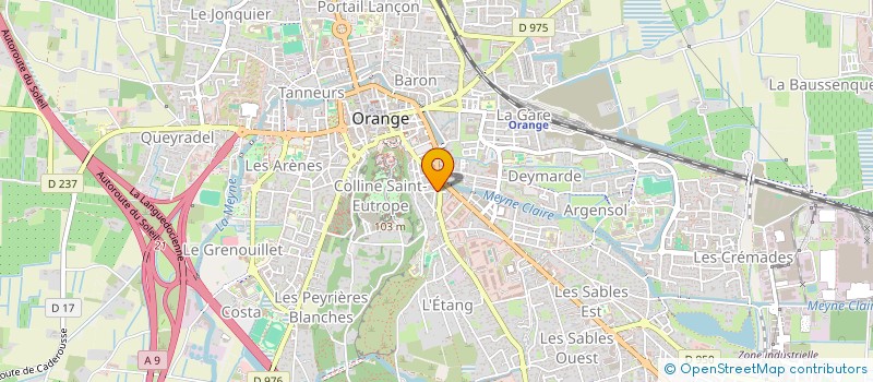 localisation de l'entreprise MADAME ELISABETH BIANCO à ORANGE