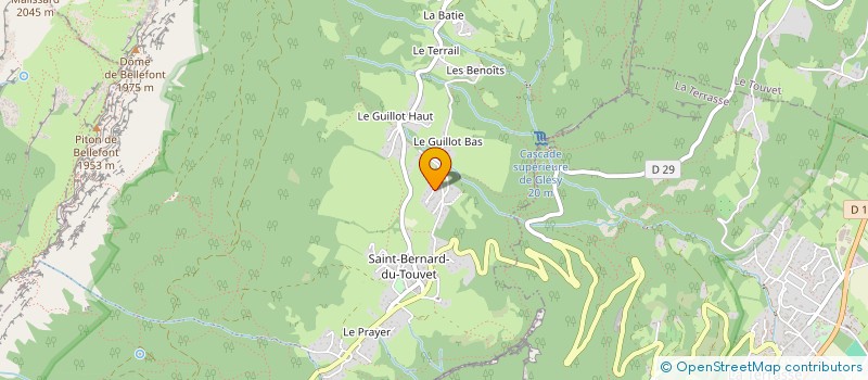 localisation de l'entreprise MADAME ELISABETH BILLAZ  GIERES