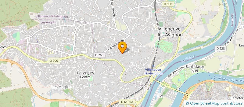 localisation de l'entreprise MADAME ELISABETH BIS  VILLENEUVE-LES-AVIGNON
