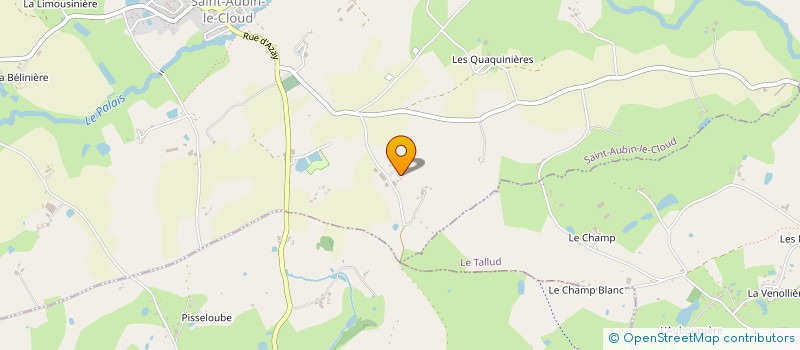 localisation de l'entreprise MADAME ELISABETH BLANCHARD  SAINT-AUBIN-LE-CLOUD