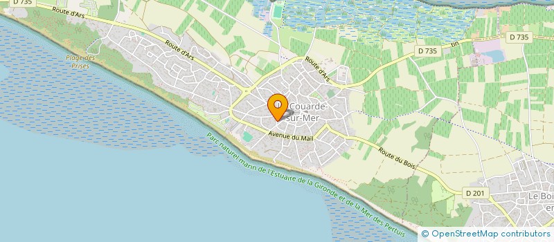 localisation de l'entreprise MADAME ELISABETH BLAYN  LA COUARDE-SUR-MER