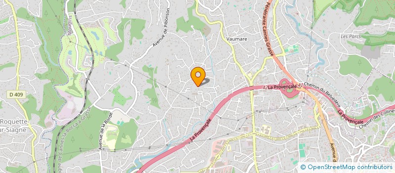 localisation de l'entreprise MADAME ELISABETH BOISSON  MOUGINS