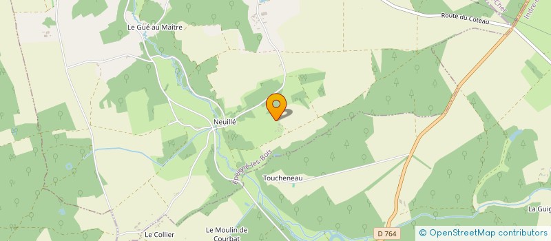 localisation de l'entreprise MADAME ELISABETH BONNET à ORBIGNY