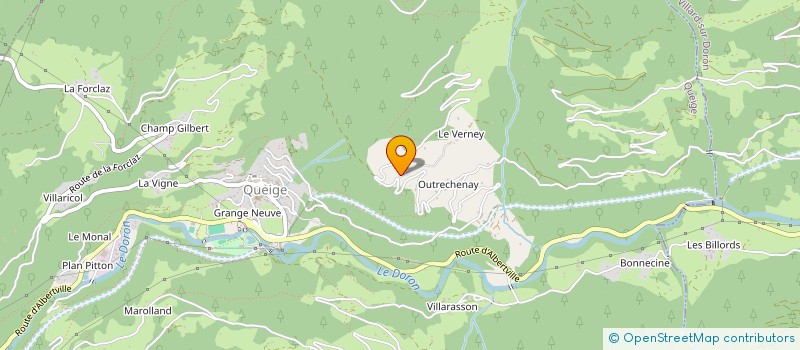 localisation de l'entreprise MADAME ELISABETH BORDET  QUEIGE