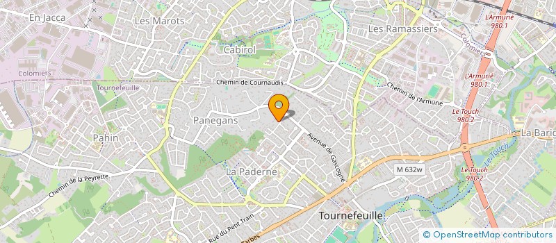 localisation de l'entreprise MADAME ELISABETH BORIES à TOURNEFEUILLE