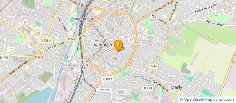 localisation de l'entreprise MADAME ELISABETH BOULAY à VALENCIENNES